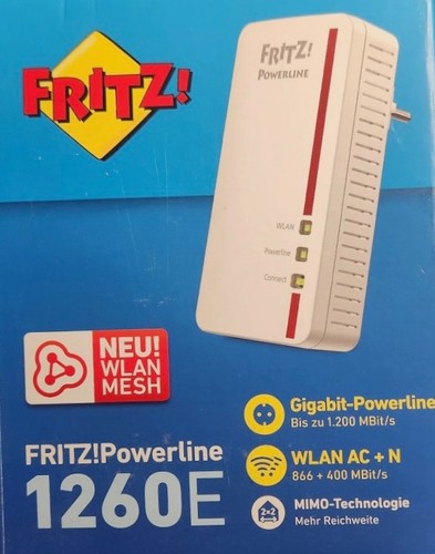 Avm fritz powerline 1260e - powerline,